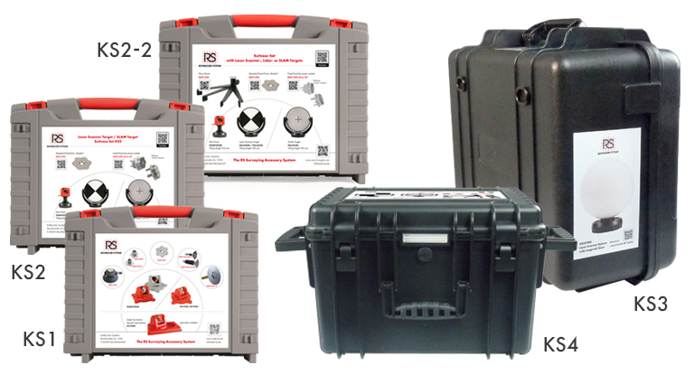 Suitcase Sets KS1 to KS4 in different versions