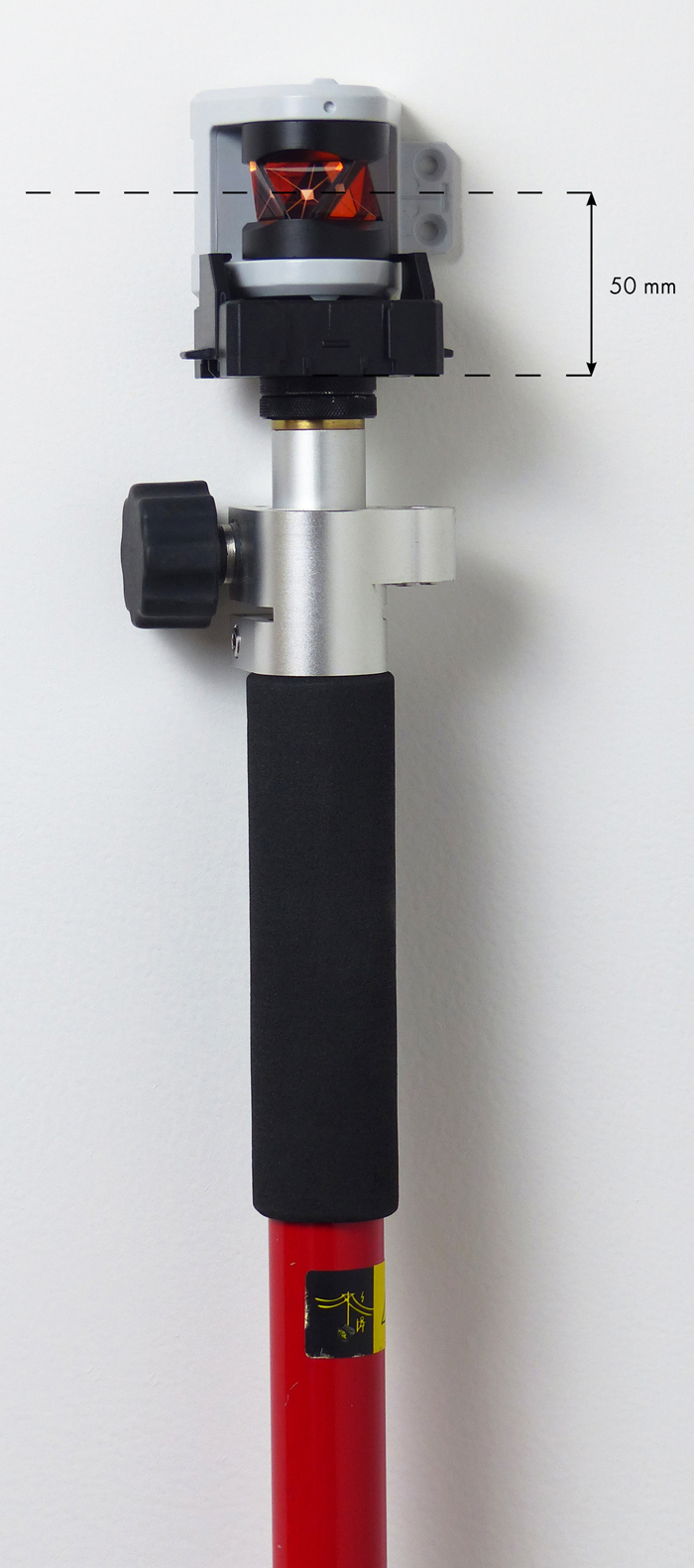 RSMP480 mit Adapter RSA 5/8-1 auf Prismenstab