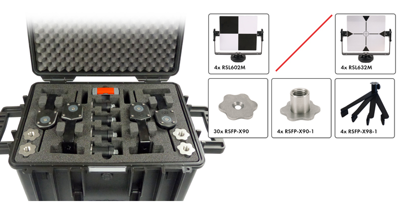 Laserscanner / SLAM Targets Kofferset KS4